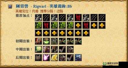Dota 6.72f版本全英雄详细出装策略与指南