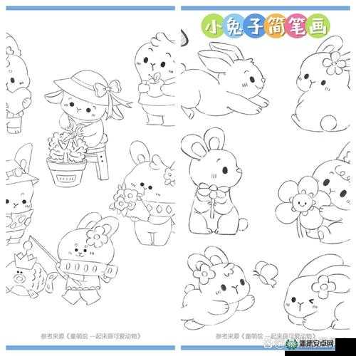 7岁～10岁孩子如何轻松画出可爱小兔子？简单步骤教程分享
