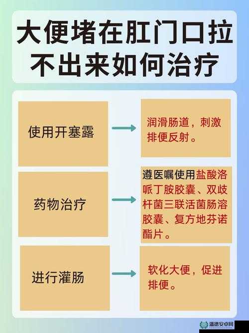 大便堵在肛门口拉不出来，怎么办？教你几招轻松解决