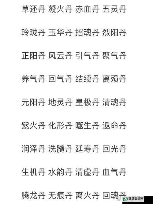 不一样修仙2丹药图鉴全揭秘，哪些丹药能让你修为突飞猛进？