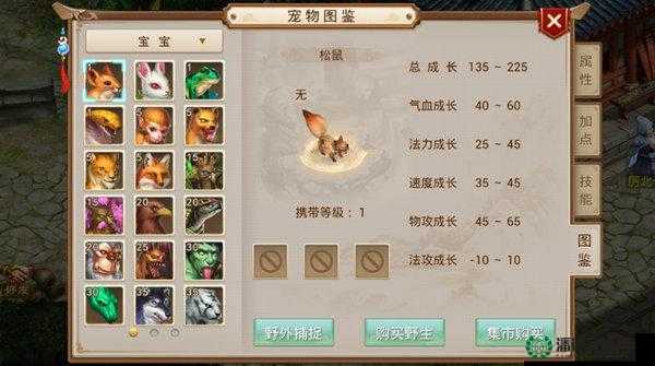 问道手游中松鼠宠物究竟值不值得培养？全面解析松鼠成长属性